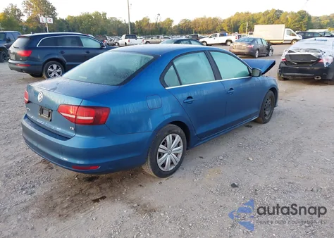 2017 Volkswagen Jetta 1.4T S из США, поврежденный, VIN 3VW2B7AJ7HM384089